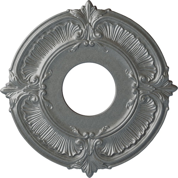 Ekena Millwork Attica Ceiling Medallion (Fits Canopies up to 3 1/2"), 12 3/4"OD x 4"ID x 1/2"P, Platinum CM12ATPLS - main